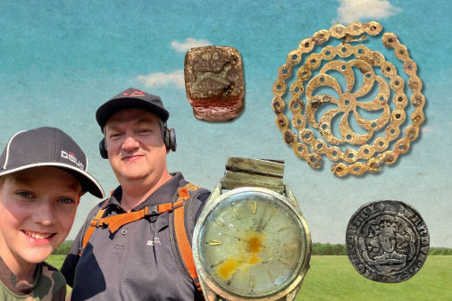 Andy Lee’s metal detecting journey
